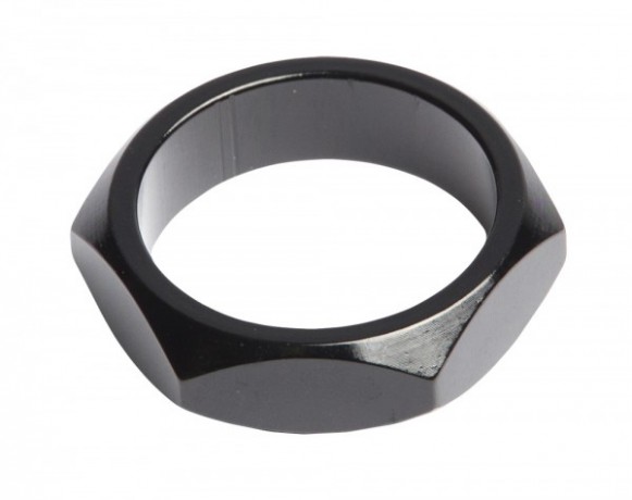 Silver Nut Ring, Industrial Ring, Urban, Hipster, Nut Ring, Geometric Ring, Mode